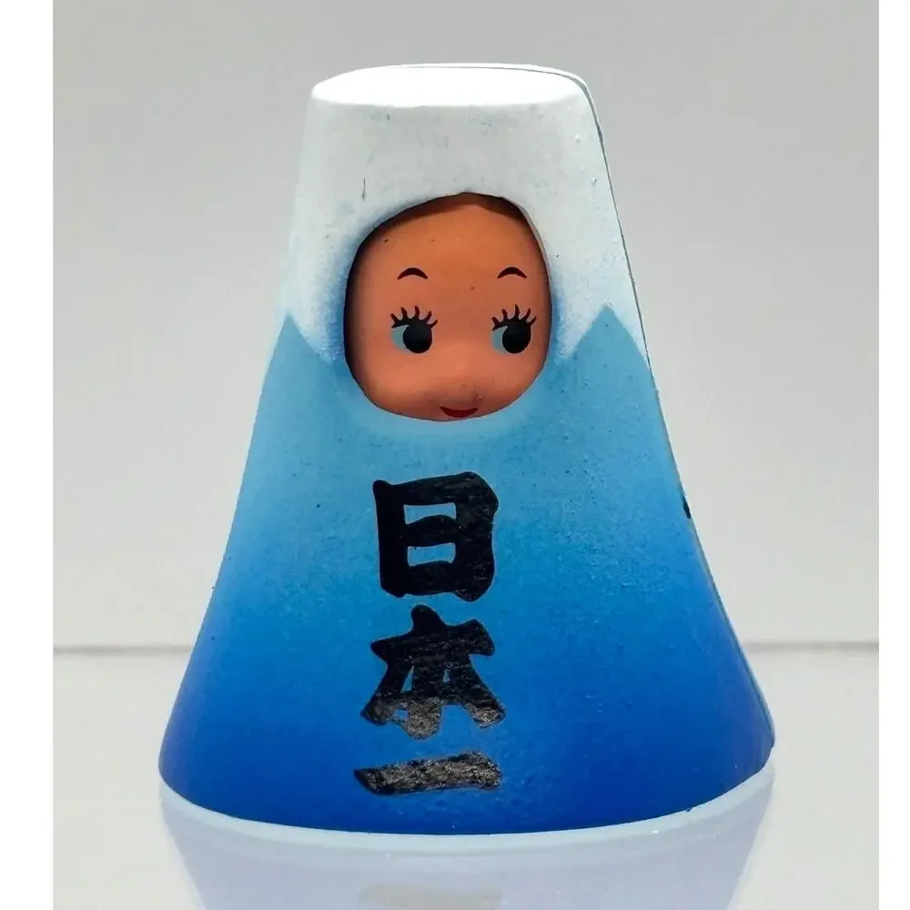 New Obitsu Mt. Fuji Themed Kewpie Doll, Collectible Mini Figurine